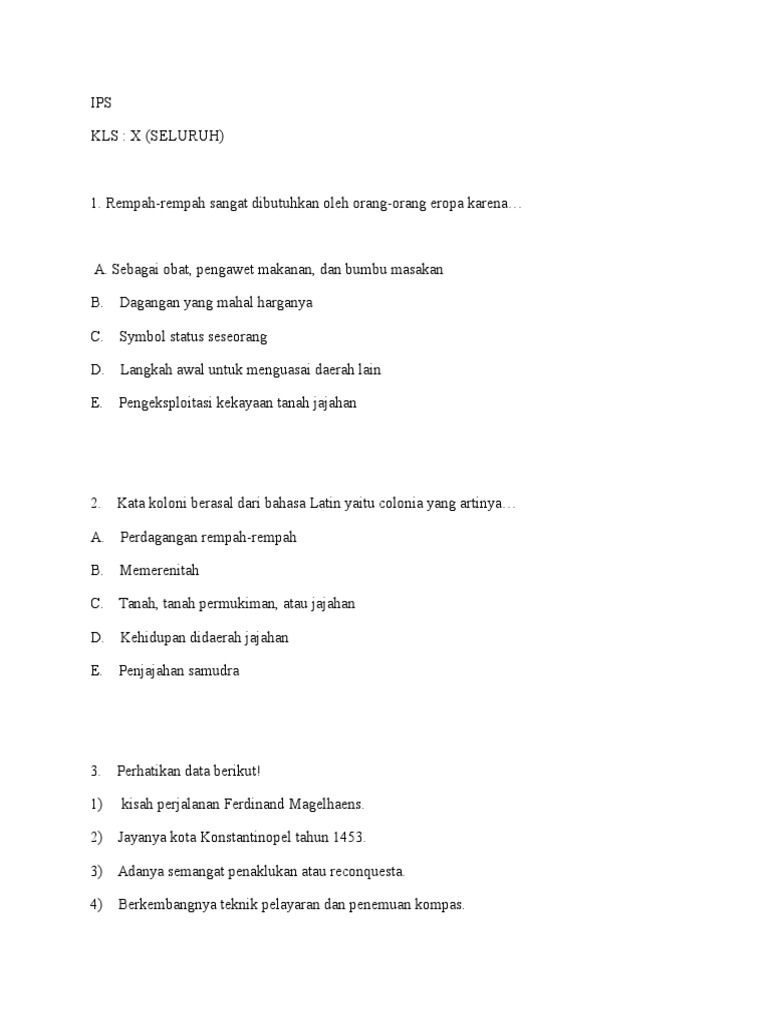 Soal Pilihan Ganda Cause And Effect Kelas 11 Contoh Soal