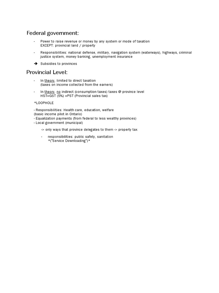 Federal Government | PDF | Taxes | Government Finances