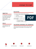 Josenie Resume