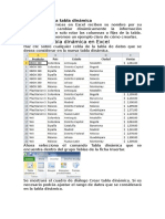 Cómo Crear Una Tabla Dinámica