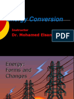 Energy Conversion: Dr. Mohamed Elsamahy