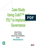 Using COBIT and ITIL To Implement IT Governance