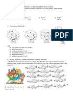 Memtest de Evaluare Medii de Viata de La Noi