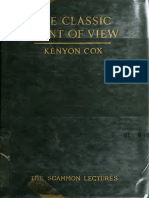 The Classic Point of View by Kenyon Cox 