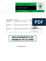 Procedimiento de Trabajo en Altura