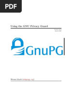 Download Using the GNU Privacy Guard by infobits SN3400458 doc pdf