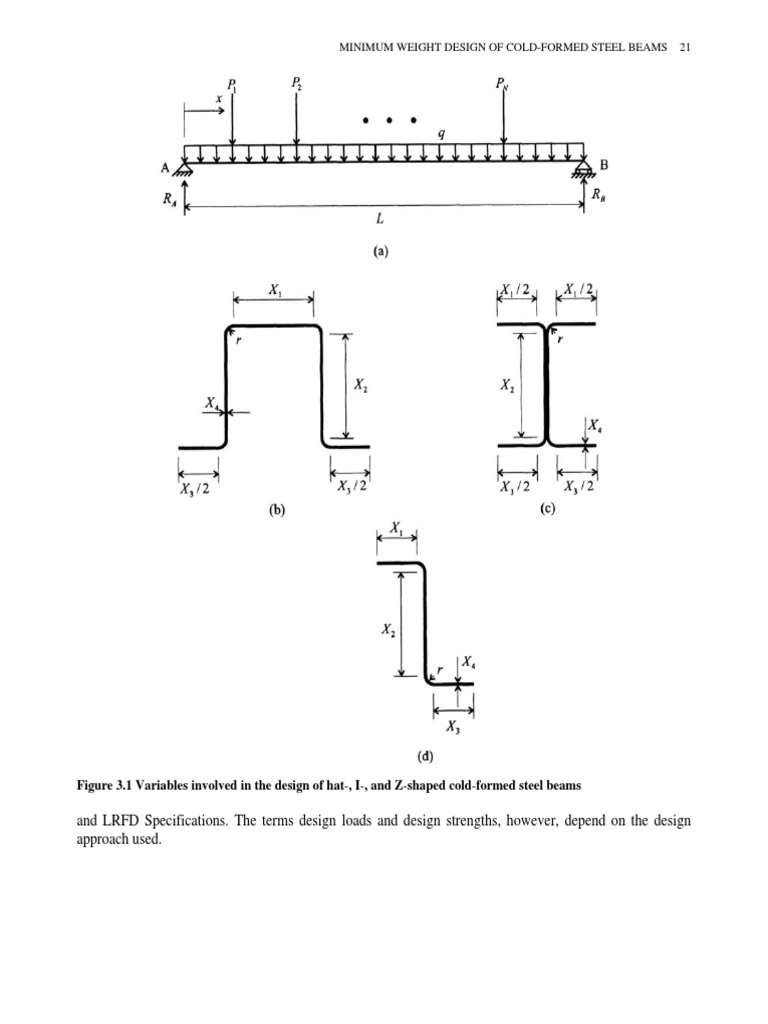 Cold-Formed Steel Beam Design | PDF
