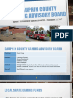 Dauphin Co. Gaming Advisory Board Presentation 