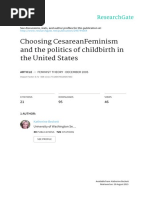 Choosing Cesarean Feminism