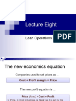 Lecture Eight: Lean Operations