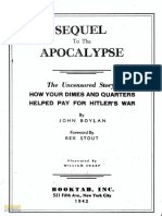 Boylan and Stout - Sequel To The Apocalypse - How Your Dimes and Quarters Helped Pay For Hitler's War