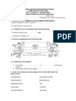 EVALUAC. Entorno y Ciencias 2do Quimestre