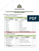 Plan de Estudio BTP en Industria de La Madera