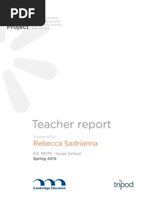 tripod student survey report