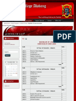 Bachelor of Laws CURRICULUM 2005-2006: Reflections