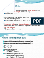 Varians Dan Simpangan Data