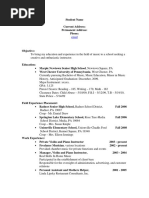 333 2105 Resume Sample