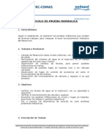 Protocolo de Prueba Hidraulica R 2 Collique 1 PDF