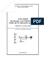 Giáo Trình Lập Trình Mạng Phần 1