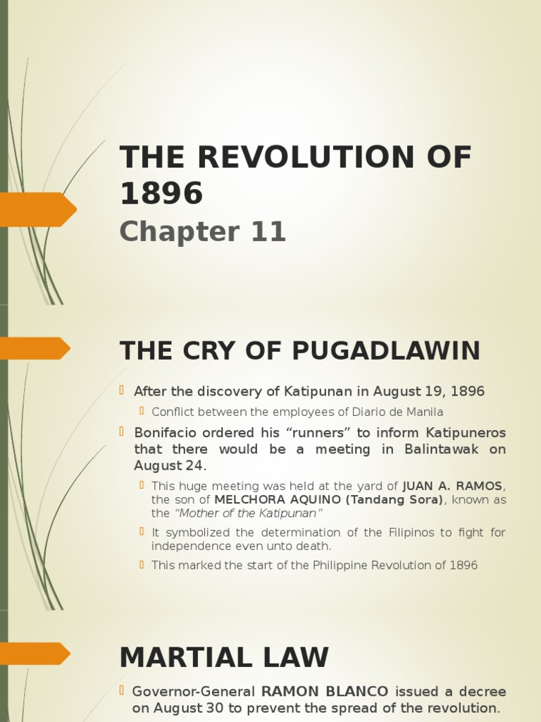 The Philippine Revolution of 1896 | PDF | Philippines | Armed Conflict