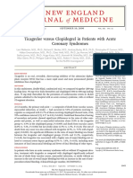 Estudio Plato - Ticagrelor Vs Clopidogrel - Sindrome Coronario Agudo