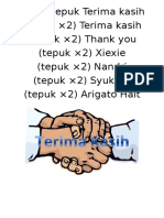 Tepuk Tepuk Terima Kasih