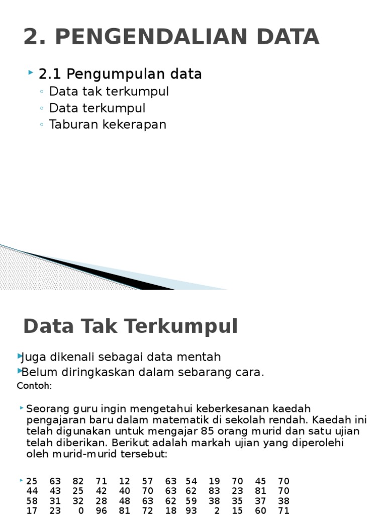 Mgsa1072 Topik 2 1 Pengendalian Data Pdf