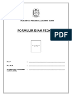 Formulir Isian Pegawai 2017