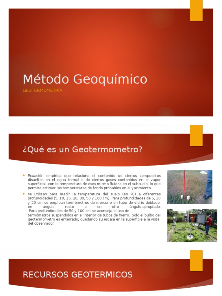 Geotermometría: Métodos y Tipos | PDF | Geoquímica | Agua