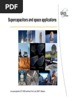 Supercapacitors and space applications