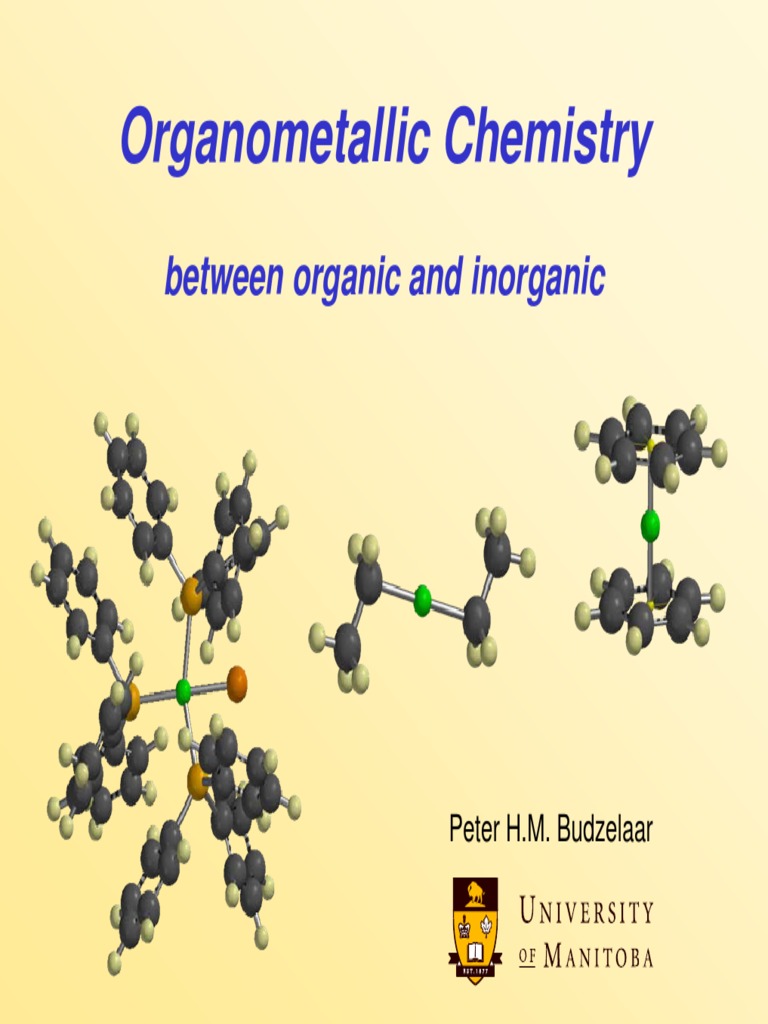 1 Organometallic Chemistry.pdf Organometallic Chemistry Catalysis
