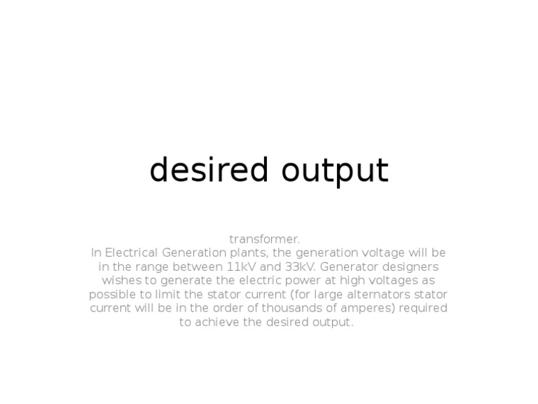 Desired Output PDF