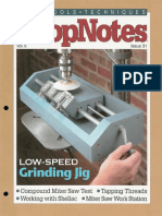ShopNotes #31 (Vol. 06) - Low Speed Grinding Jig