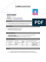 Resume of Satish Panghal