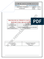 Design Calculations - I Beam Selection