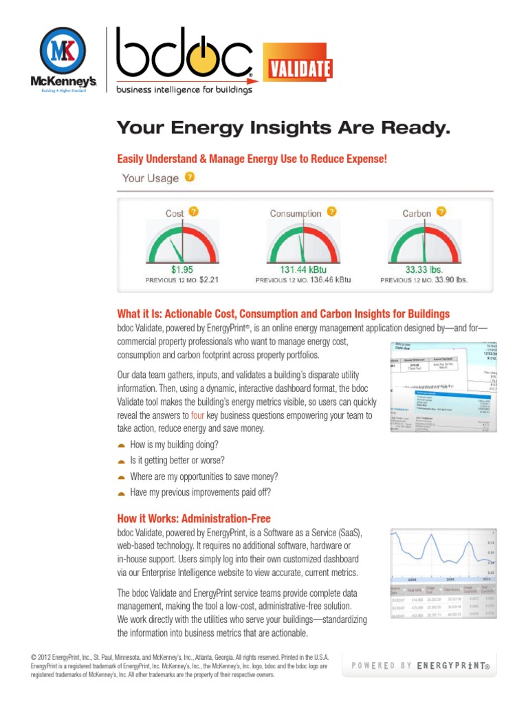 Bdoc® Validate™ - Energy Reporting Dashboard For Commercial Building ...