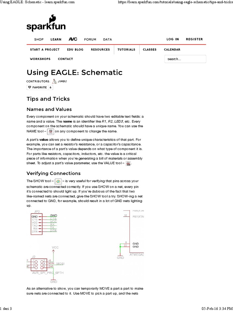 Sparkfun Eagle Schematics : Eagle Schematic Nets won’t connect – KGLCCG
