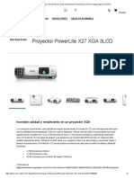 Proyector PowerLite X27 XGA 3LCD