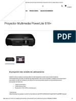 Proyector Multimedia PowerLite S18+