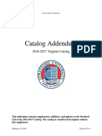 Catalog Addendum Virginia 2016-17 - Stratford University