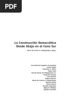 POLIS La Construccion Democratica Desde Abajo en El Cono Sur