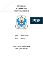 Download RINGKASAN MATERI Pemanasan Global Fisika by gayatri SN340083276 doc pdf