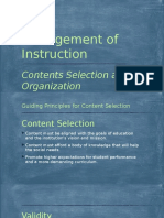 Contents Selection and Organization