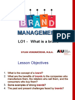 LO1 - What Is A Brand
