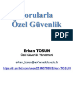 Sorularla Özel Güvenlik