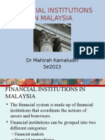 Financial institutions in Malaysia