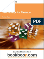 Probability For Finance PDF