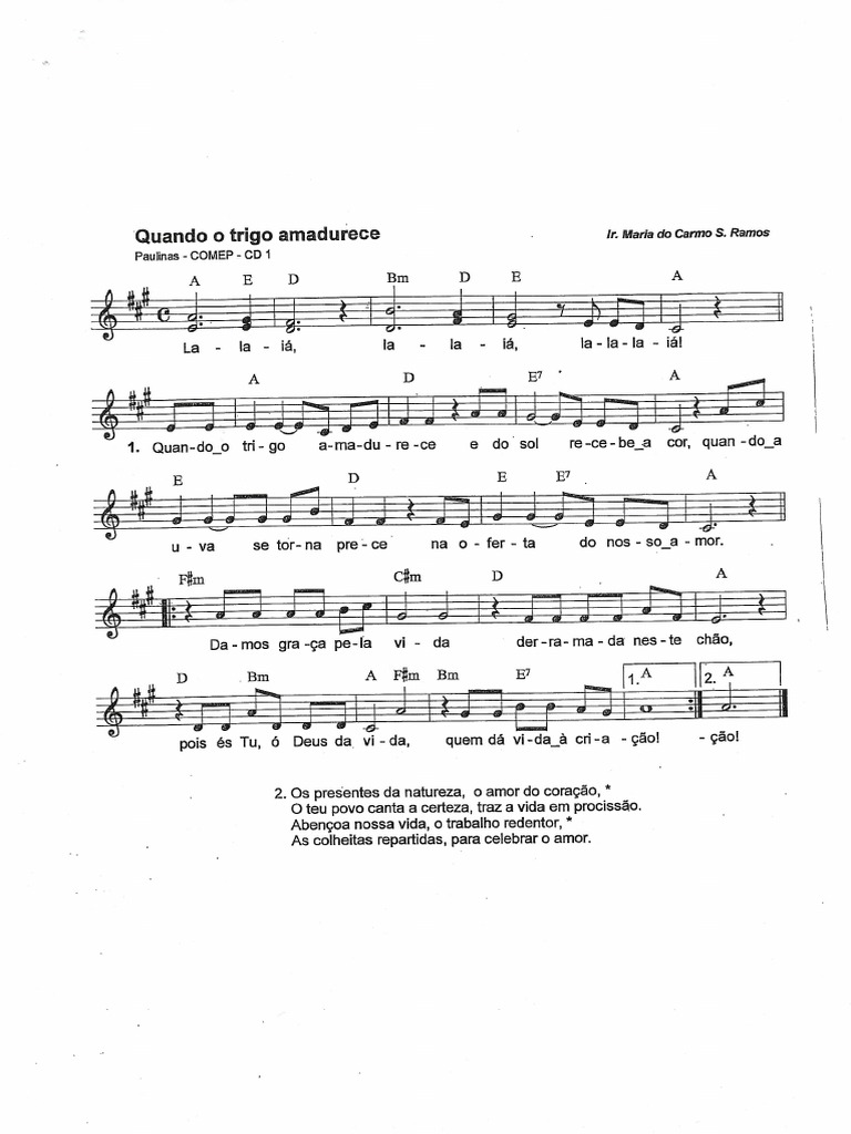 Quando o Trigo Amadurece | PDF