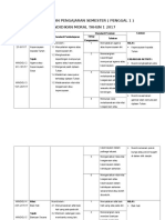 Perancangan Pengajaran Semester Penggal 1