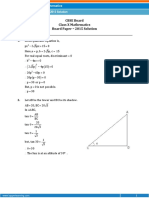 CBSE Board Class X Mathematics Board Paper - 2015 Solution: Given Quadratic Equation Is